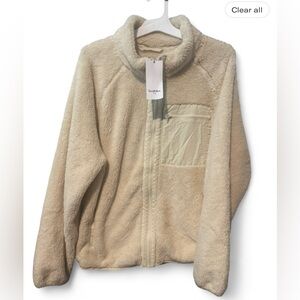 Size XXL Men’s Goodfellow & Co Cream Fleece Jacket